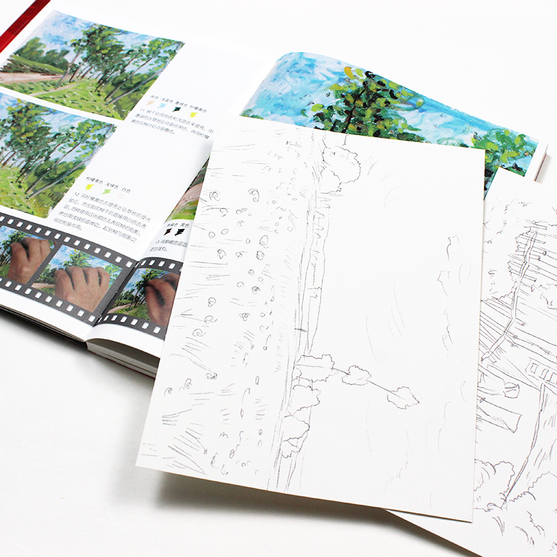 油画棒宝典 路正先油画棒手绘完全自学教程 油画书油画棒教程油画棒入油画棒绘画书籍涂色方法制作色卡冷色调与暖色调 环