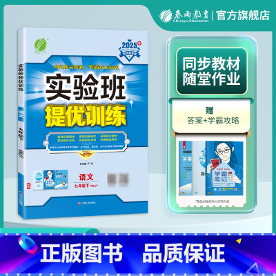 语文 九年级下 [正版]2025年春 初中实验班提优训练九年级语文下册人教版9年级下册RJ版课时单元专题训练期中期末真题
