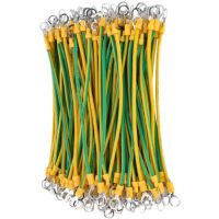 中锦科技 接地线 连接线 桥架跨接线 国标 纯铜[孔8]4平方*长300mm 根