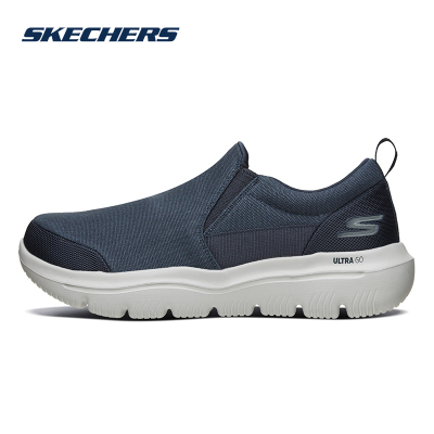 Skechers斯凯奇GOWALK轻质缓震健步鞋男士一脚蹬休闲运动鞋54736