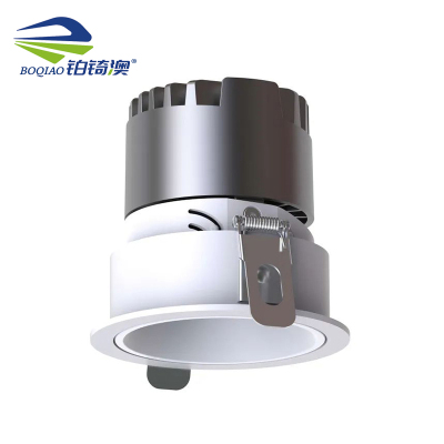 铂锜澳 格局射灯 85*80mm-12w-黑杯三色光 个