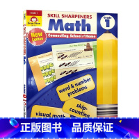[正版]技能铅笔刀 数学练习册 一年级 英文原版 Skill Sharpeners Math Grade 1 美国加州