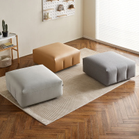 全友家居沙发脚凳现代简约客厅书房阳台家具脚踏亲肤面料卧室沙发脚蹬