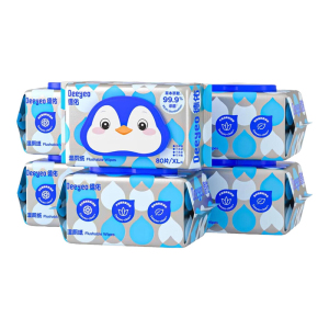 德佑 企鹅湿厕纸A版 80片/包*6包