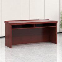 鹰嘴龙松木台长条桌会议台会场前台桌会议室发言台1400*500*760MM