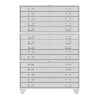 初嘉(CJ)钢制铁皮柜0号地图柜底图柜资料柜工程图纸柜收纳柜 三节带轮