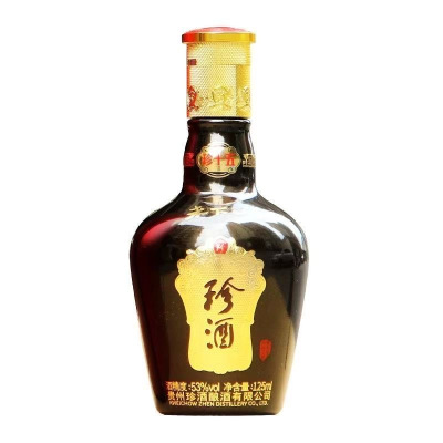 珍十五未下山53度125ml*1瓶 小酒版珍酒 酱香型品鉴装
