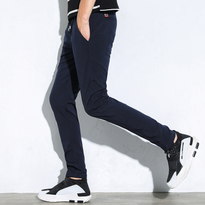 户外速干裤男运动长裤大码弹力登山冲锋裤裤子男潮流修身直筒哈伦速干运动裤黑色休闲裤男