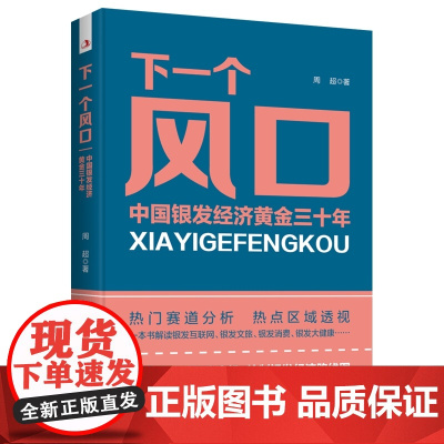 下一个风口中国银行经济黄金三十年(塑封)全面解析老龄化商