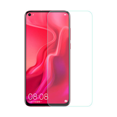 [买2送手机壳]轻万适用华为nova4钢化膜huawei非全面屏贴膜honor手机保护膜