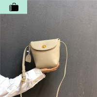 高质感软皮小包包女2020早春新款百搭斜挎包网红洋气迷你水桶包潮NEW LAKE女斜挎包