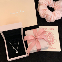 纯银称心如意有球必应银坨子项链女款小众设计感锁骨链送闺蜜送女朋友老婆情人节七夕生日礼物