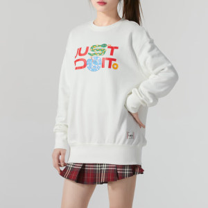 耐克(NIKE)卫衣女装新款运动服休闲舒适透气长袖打底时尚套头衫上衣HV8462-677 ZP
