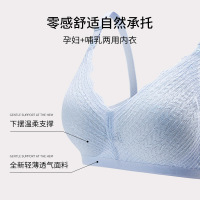 哺乳内衣夏季薄款产后喂奶胸罩怀孕期专用聚拢防下垂孕妇哺乳文胸_1