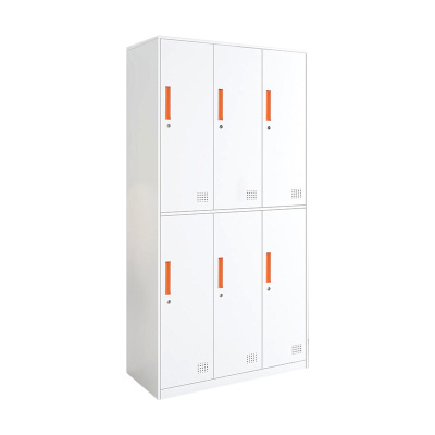 科朔 文件柜 更衣柜 钢制更衣柜 铁皮更衣柜储物柜 六门更衣柜 KS-JH-ZH-006C