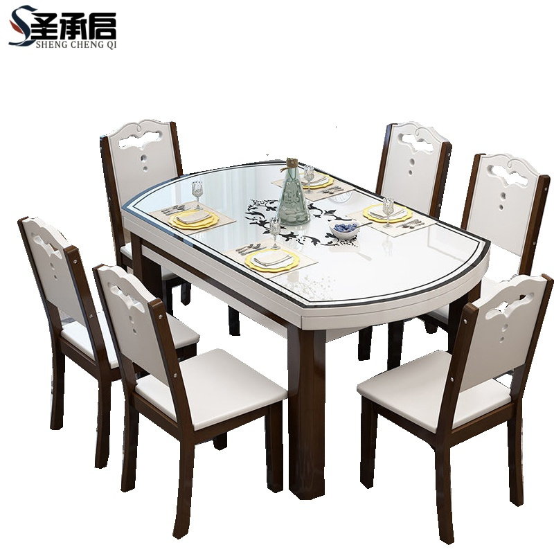 圣承启桌子8椅1.35m张