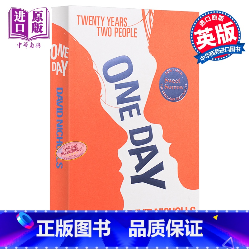 [正版]中商原版One Day 英文原版 小说 一天 电影原著 女生经典爱情小说 大卫·尼克斯 David Nicho