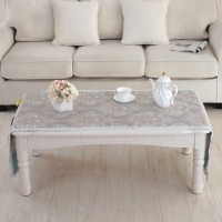 美帮汇欧式桌布布艺餐桌布圆桌台布长方形桌旗田园茶几布冰箱罩多用盖巾