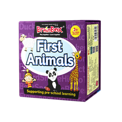 英国智库早教卡片幼儿启蒙识字卡片1-3-6岁儿童识图认知识学习数学教具大脑瓜学前教育动物