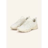 亚瑟士(ASICS)高帮休闲运动鞋女款真皮感拼接防滑耐磨潮流跑鞋