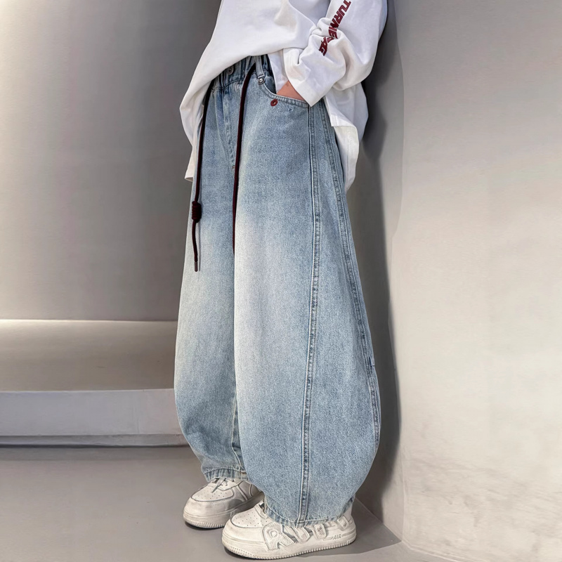 男童春季裤子儿童2026春秋新款裤潮男孩长裤大童装春装牛仔裤