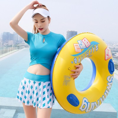 游泳圈成人加厚男女充气闪电客网红ins儿童腋下泳圈大人初学者游泳装备