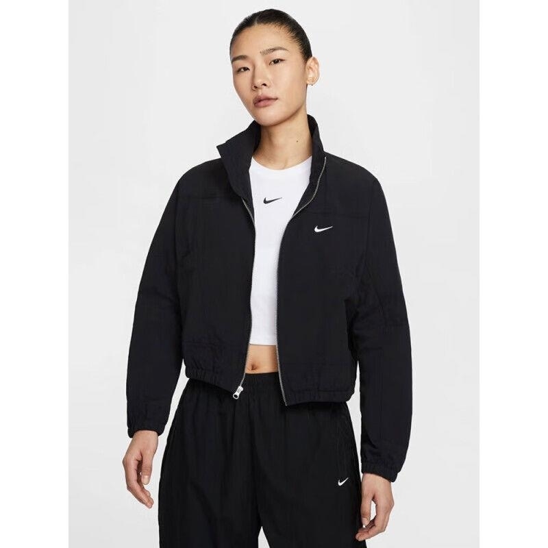 耐克(NIKE)外套女装新款运动服立领短款休闲上衣HJ1000-010 C
