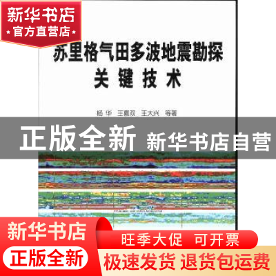正版 苏里格气田多波地震勘探关键技术 杨华,王喜双,王大兴等著