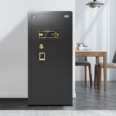 虎牌 保险柜 家用办公大型指纹密码WiFi保密保管柜全钢防盗财务专用保险箱 博瑞系列 100cm 钢琴黑