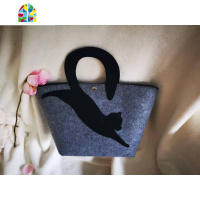 ]原创“起飞的棒棒”手拎袋饭盒袋 FENGHOU 两色两个:深灰色1个浅灰色1个