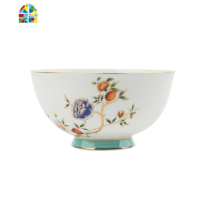 安娜16点家用餐具碗碟套装陶瓷礼品欧式复古盘子小 FENGHOU 10.5英寸盘(蓝)