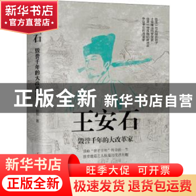 正版 王安石:毁誉千年的大改革家 赵松 辽宁人民出版社 978720510