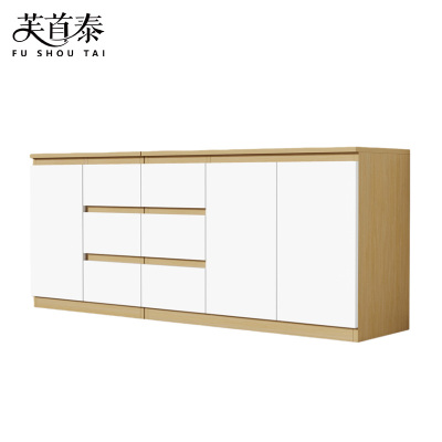 芙首泰矮柜三门六抽200*40*80cm台