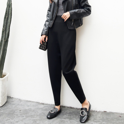 语娄哈伦裤女春秋韩版宽松锥形九分西装裤小脚显瘦长裤休闲萝卜垮裤潮2021西裤