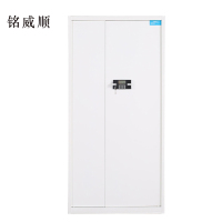 MINGWEISHUN铭威顺钢制密码文件柜保险柜铁皮资料柜通门白色密码锁420*900*1850