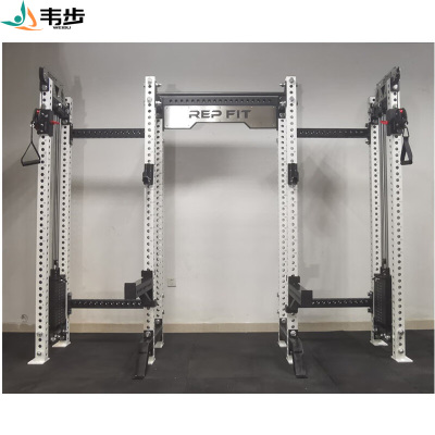 韦步YYH3005多功能综合训练深蹲架商用卧推史密斯机飞鸟龙门架健身房