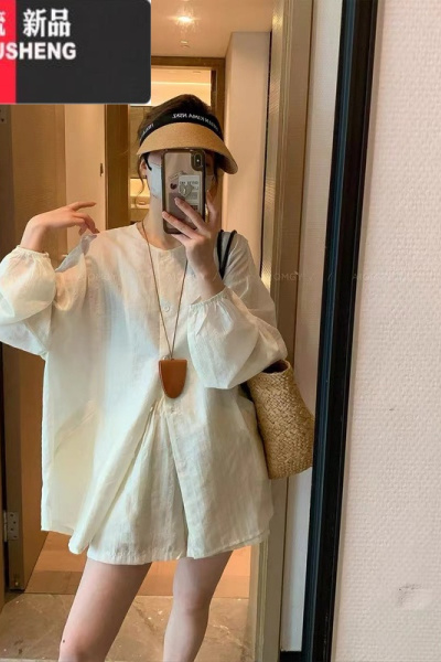 YIBUSHENG法式褶皱收腰镂空无袖连衣裙