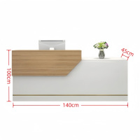 悦兴诚前台接待桌140*45*100cm张