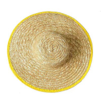 标楷包边草帽(50cm)BK15001 顶