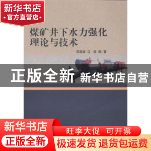 正版 煤矿井下水力强化理论与技术 苏现波,马耕等著 科学出版社