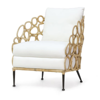 质凡 户外藤编沙发单人创意东南亚别墅复古设计师家具 B款单人沙发(藤编)