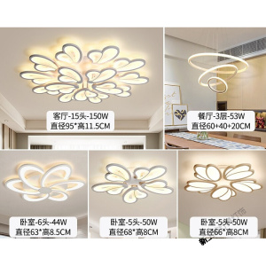 苏宁放心购 LED吸顶灯简约现代大气异形蝴蝶北欧客厅灯具套餐卧室家用温馨创意个性