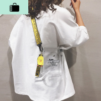 透明小包包女2020新款时尚百搭果冻小方包洋气休闲个性单肩斜挎包NEW LAKE女斜挎包