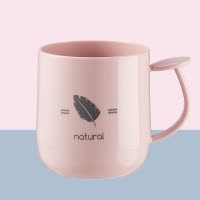 日式ins洗漱杯 情侣家用简约牙刷杯子一家儿童漱口杯创意欧式牙缸 三维工匠 四色各一