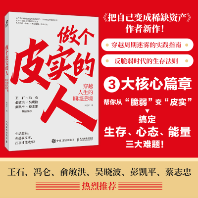 正版新书]做个皮实的人 穿越人生的顺境逆境何思平 著 著9787115