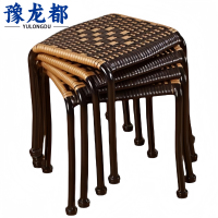 豫龙都凳子藤编个