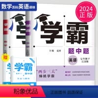数学英语 七年级下册 江苏专用(除南通) 七年级/初中一年级 [正版]2024学霸题中题七年级上册下册数学英语苏科版译林