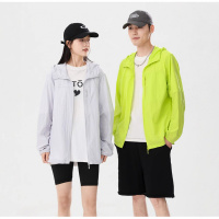 情侣户外夏季防晒衣轻薄风壳连帽休闲连帽百搭皮肤衣宽松男女外套