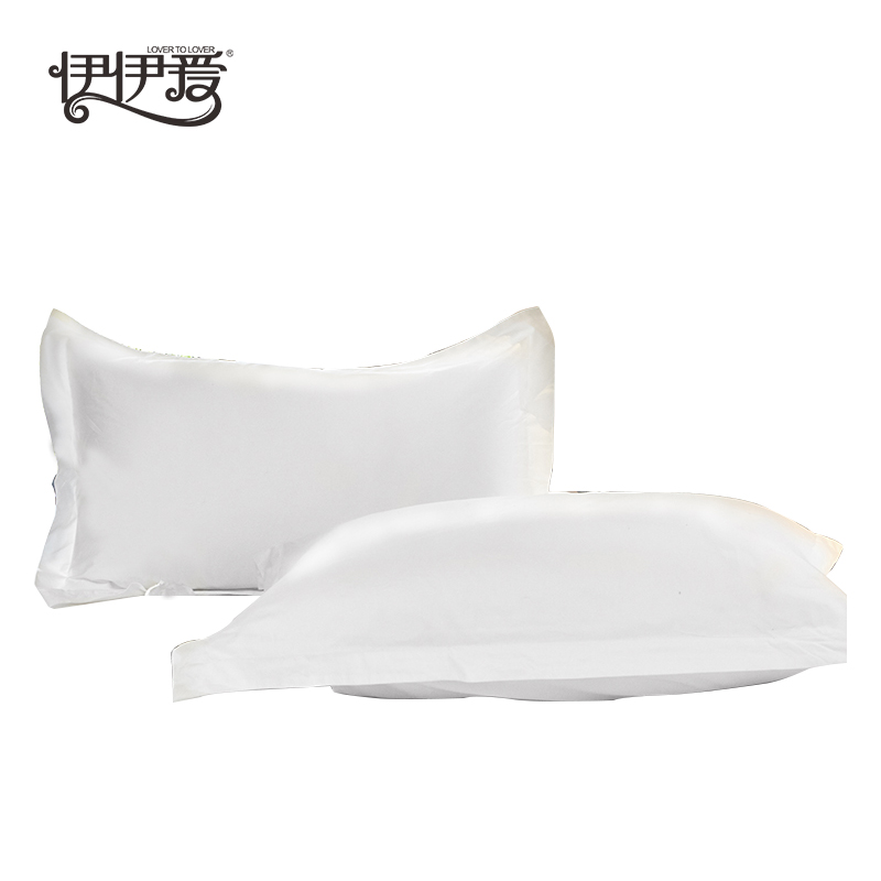 伊伊爱 60*60S贡缎酒店白色枕套