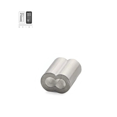 蔚期 钢丝绳铝套 双孔3.0MM 个